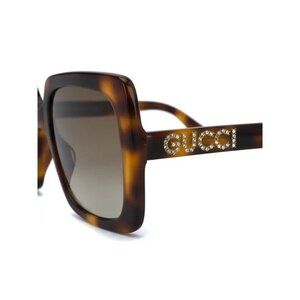 GUCCI  Square Shaped brown tortoiseshell Sunglasses
